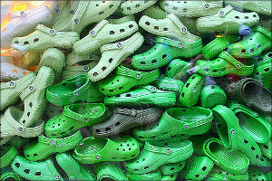pile of crocs